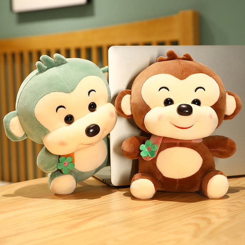 New soft monkey plush toy doll pillow doll gift