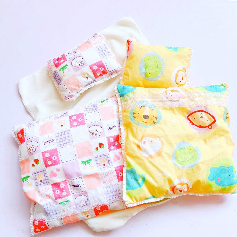 Cotton Doll Bedding Three-piece Set，Quilts Bed sheets Pillow