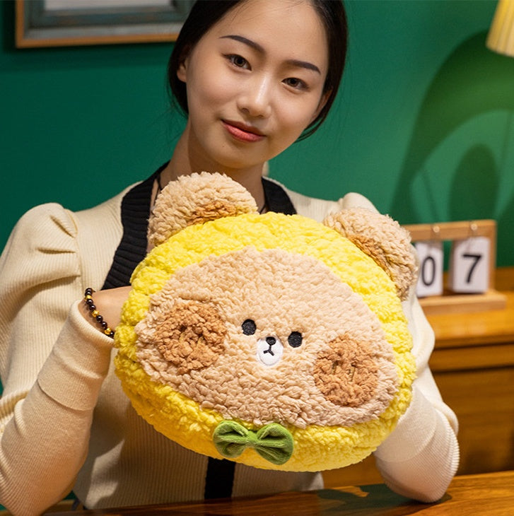 Cartoon Fruit And Animal Hand Warmer Pillow