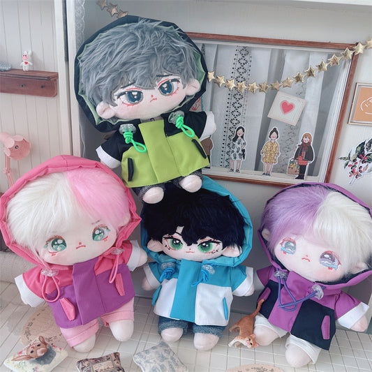 20cm Cotton Doll Blocking Colorful Punching Jacket（4 styles）