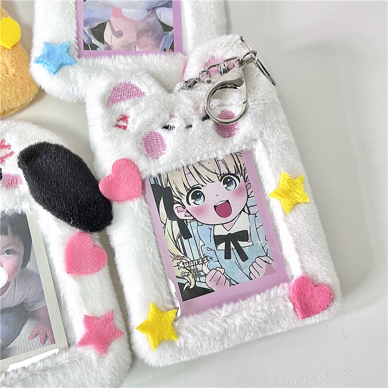 Cute Animal Kpop Card,Credit ID,Bank Card,Bus Card Plush Card Holder