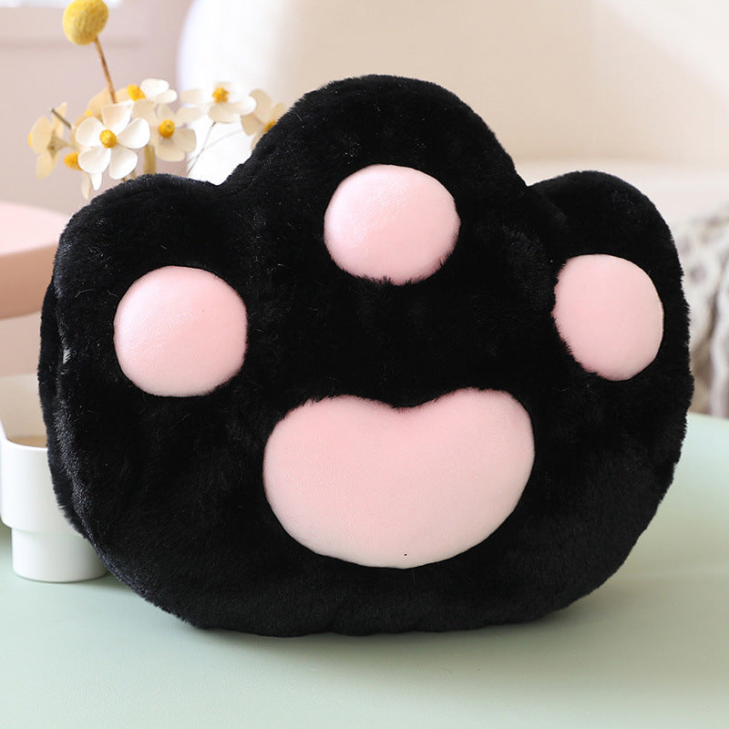 25*30CM Colorful Cat Paw Hand Warmer Nap Pillow