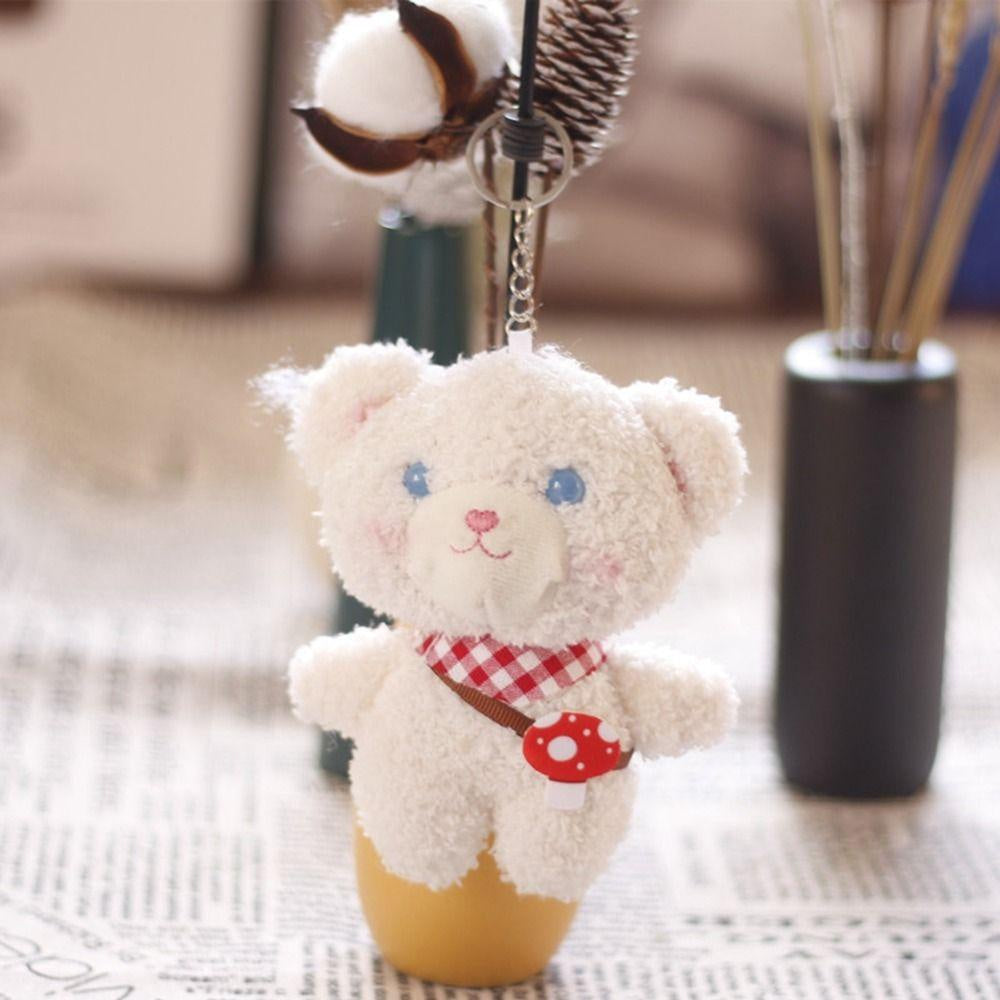 Cute Plush  Bear Rabbit  Keychain Schoolbag Pendant