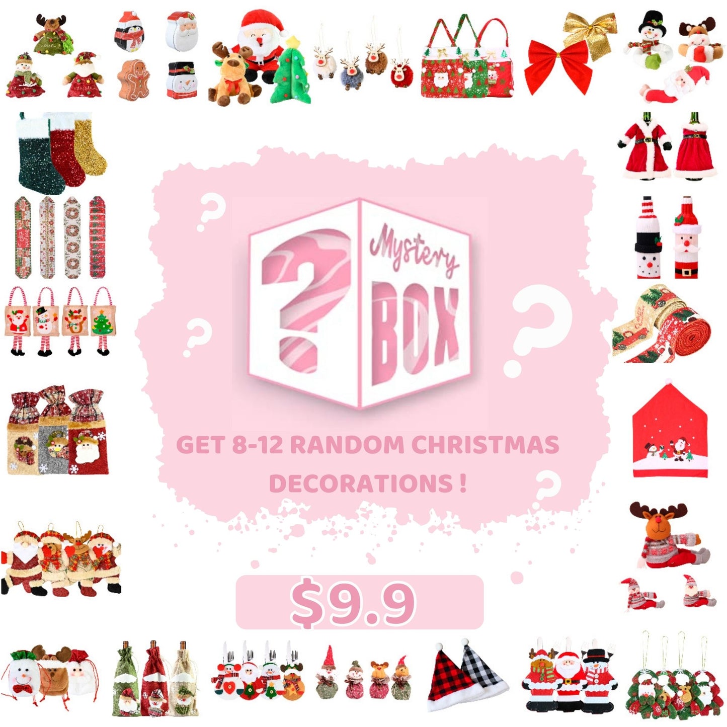 【Christmas Lucky Bag】One package contains 8-12 items